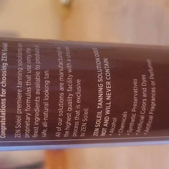 Vintage Zilis Zen Soleil spray tan - Picture 5 of 5